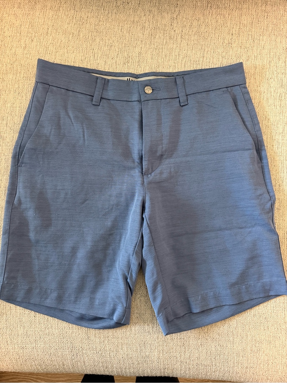 Callaway Men's Slate Blue Performance Flat-Front Shorts